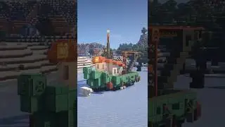 Arctic Fishing Boat in Minecraft #Minecraft #ArcticFishingBoat #MinecraftBuild
