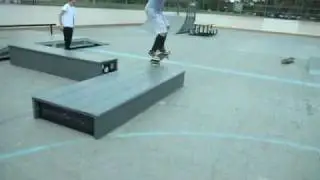 Skateboarding at the Weston Regional Skate Park