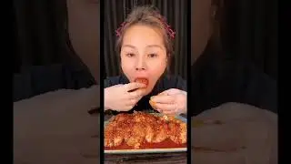 Delicious pork brain eating