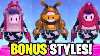 ALL NEW BONUS STYLES IN GAME FALL GUYS FAME PASS 3!