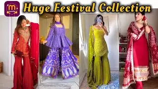 Choose My Festival Outfit from MEESHO | try-on-haul #shrabani7 #meeshohaul #diwali