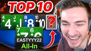 I FOUND A WAY TO HAVE FUN PLAYING POKER?! | Top 10 Hands Ep. 185