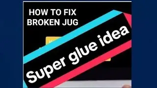 How to repair cracked plastic jug|fix cracked jug|toota hua jug jorna