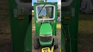 I built this cab for my tractor. It has a golf cart heater and a heat gun and fan to defrost windows