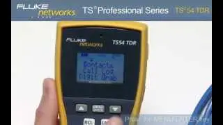 TS&reg;54 TDR Telephone Test Set and Toner: By Fluke Networks
