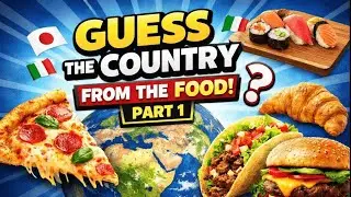 Guess the Country from the Food 🌍🍽️ | EASY Quiz (Part 1)