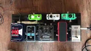 A.C guitar pedalboard(mxr,Ibanez,Hotone,El capistan, Radial, Mooer)