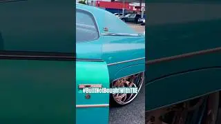 73 Donk On Rose Gold Rims With Outrageous Paint @builtnotboughtwithtre #builtnotboughtwithtre
