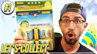 RETRO LETS COLLECT Panini WORLD CUP 2014 Brasil #1 😱🔥