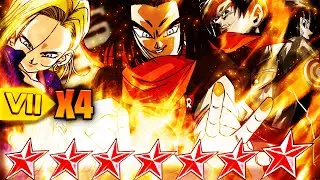 4x ZENKAI BUFFED 14 STAR LF TAG ANDROID 17 & 18 ARE DESTROYERS OF THE FUTURE! (Dragon Ball Legends)