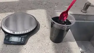 Clearing yellow and oxidizing pond water with Potassium Permanganate
