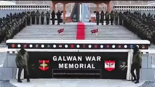 Defence Minister Rajnath Singh inaugurates Galwan War Memorial | Ladakh | India - China clash