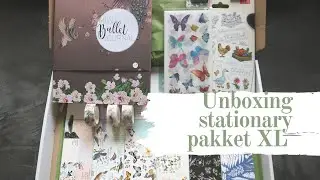 Unboxing stationary box XL bulletjournalkopen.nl + verrassing!