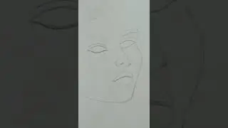 #simpledraw of beautiful woman #shadingart #soundtrack #viralytvideo