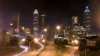 Atlanta After Dark | 6-Second Skyline Timelapse