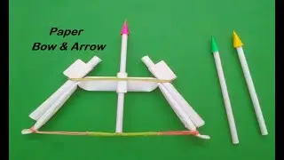 How to make paper Bow and Arrow easy | Paper Bow and Arrow