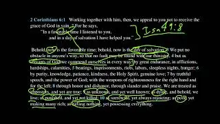 2 Corinthians 6:1-10 Devo | New Covenant Community Church