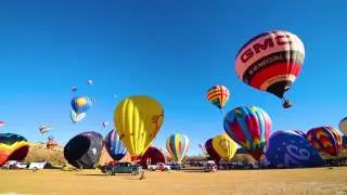 Red Rock Balloon Rally - Mass Ascension Dec. 4, 2016
