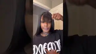 How to cut the bangs for a closure wig? #wig #closure