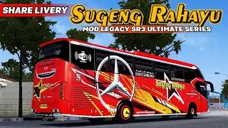 NO PW‼️LIVERY SUGENG RAHAYU MOD LEGACY SR3 ULTIMATE  Mn X BFC ||SHARE LIVERY MOD BUSSID V3.7.1