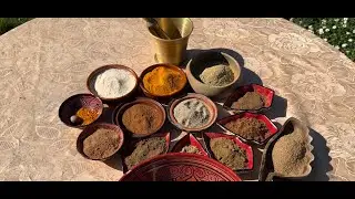 Préparation de Ras El Hannut  maison, mélage d'épices  راس الحانوت على طريقة زمان لشهر رمضان