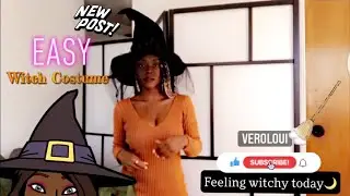 Easy Witch Halloween Costume & Makeup 💄 2021| Get Ready With Me