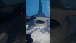 So &uuml;berlebst du einen Hai Angriff #tiere #wildnis #ozean #hai #shark