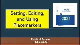 Setting and Editing Jaws 2021 Placemarkers