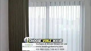 Voile Wave Header Curtains | Light, Elegance & Privacy for London & UK Homes
