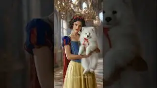 Princesses and their puppies#fantasyshorts #fairytaleshorts #aishorts #fairytaleprincess #aivideo