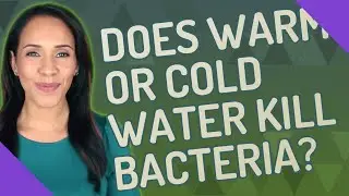 Does warm or cold water kill bacteria?