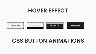 CSS Button Animation on Hover | HTML CSS