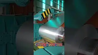 China color coated steel coil factory PPGI  # metal manufacturing # factory# construction materials