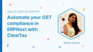 Automate your GST Compliance in ERPNext with Cleartax