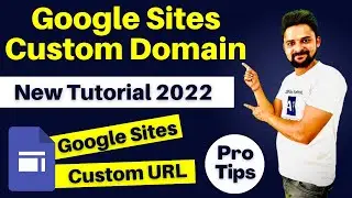 Google Site Custom Domain | Google Sites Custom Url Tutorial In Hindi | 2022