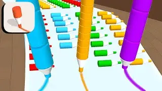 Crayon Rush 3D ​- All Levels Gameplay Android,ios (Levels 93-97)