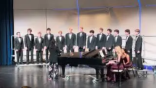 Lunar Lullaby by Madrigals Men with piano accompaniment by Madrigals singer Diana U.