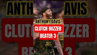 ANTHONY DAVIS CLUTCH BUZZER BEATER 3! (FLASHBACK MONDAY!)#shorts #nba #nbaplayoffs #lakers #nuggets