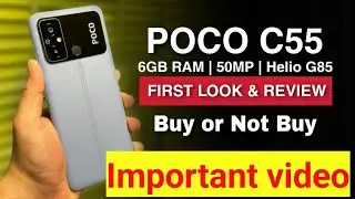 Poco C55 Unboxing,💥 First Impression & Honest Review 🔥| Poco C55 Price ?Buy Or Not Buy