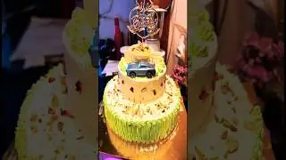 Elegant Designer Cake | Handcrafted Cake Art 🎂✨#cake #shorts #cakedecoration