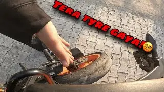 Tera tyre gaya!😵‍💫…￼ ktm ka tyre gaya yarr 😵😱😱