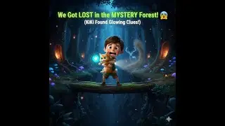 We Got LOST in the MYSTERY Forest! 😱 (KiKi Found Glowing Clues!)