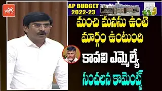 Kavali MLA Ramireddy Pratap Kumar Reddy Satirical Comments On Chandrababu | AP Assembly | YOYO TV