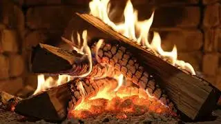 Fireplace 11 Hours (4K UHD) 🔥 Crackling Fire Sounds for Relaxation, Sleep & Study