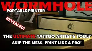 Revolutionize Your Tattoo Art with Wormhole Portable Tattoo Printer!✨ #WormholeTattoo #TattooPrinter