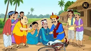 মন্ত্রী সাইকেল থেকে পড়ে গিয়ে নিজের মাথা ফাটিয়ে ফেলেছে | Gopal Bhar | New Episode 2025