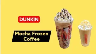 Замороженный кофе Мокко от Dunkin Donuts! Вкусный замороженный кофе от Dunkin Donuts