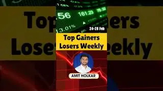 🚀 Top Gainers & 📉 Biggest Losers of the Week (Feb 24-28) | Stock Market Recap | Amit Holkar
