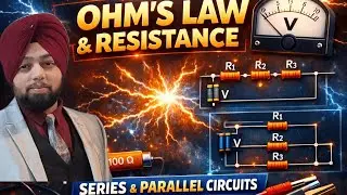 Ohm’s Law & Series–Parallel Explained Clearly ⚡ | Electricity Class 10 (Part 2)