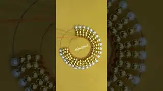 Most viral 💥circle 🛞 hand embroidery design with pearl🔥🔥